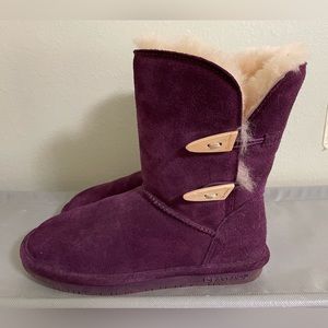Purple bearpaw size 7 womens